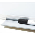 Pizarra Magnética KARAT con Marco de Aluminio - Soporte para Bolígrafos Removible - Resistente a Arañazos y Limpiable con un Paño Seco - Pizarra Magnética para Oficina, Hogar y Escuela - Formato Vertical o Horizontal