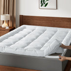 Cubrecolchón Mr.Tree de 10 CM, Ultra Suave y Transpirable para un Comodidad de Sueño Durante Todo el Año, Fácil de Cuidar, Lavable a Máquina, Accesorio de Ropa de Cama Hipoalergénico