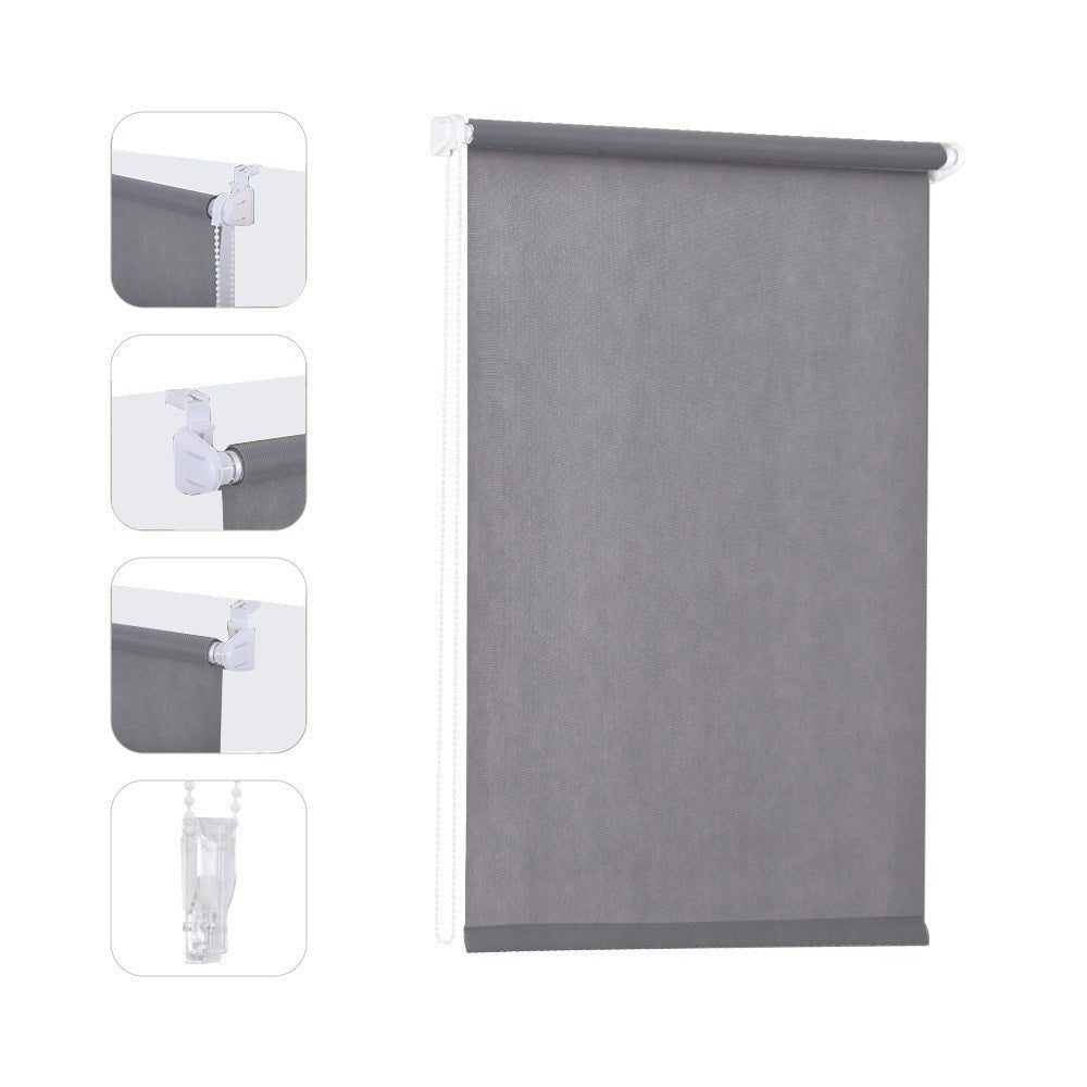 Sekey 80G Cortina Enrollable de Tela No Tejida, Tratamiento de Ventana Blackout de Color Sólido, Protección UV Fácil Instalación para Hogar Oficina