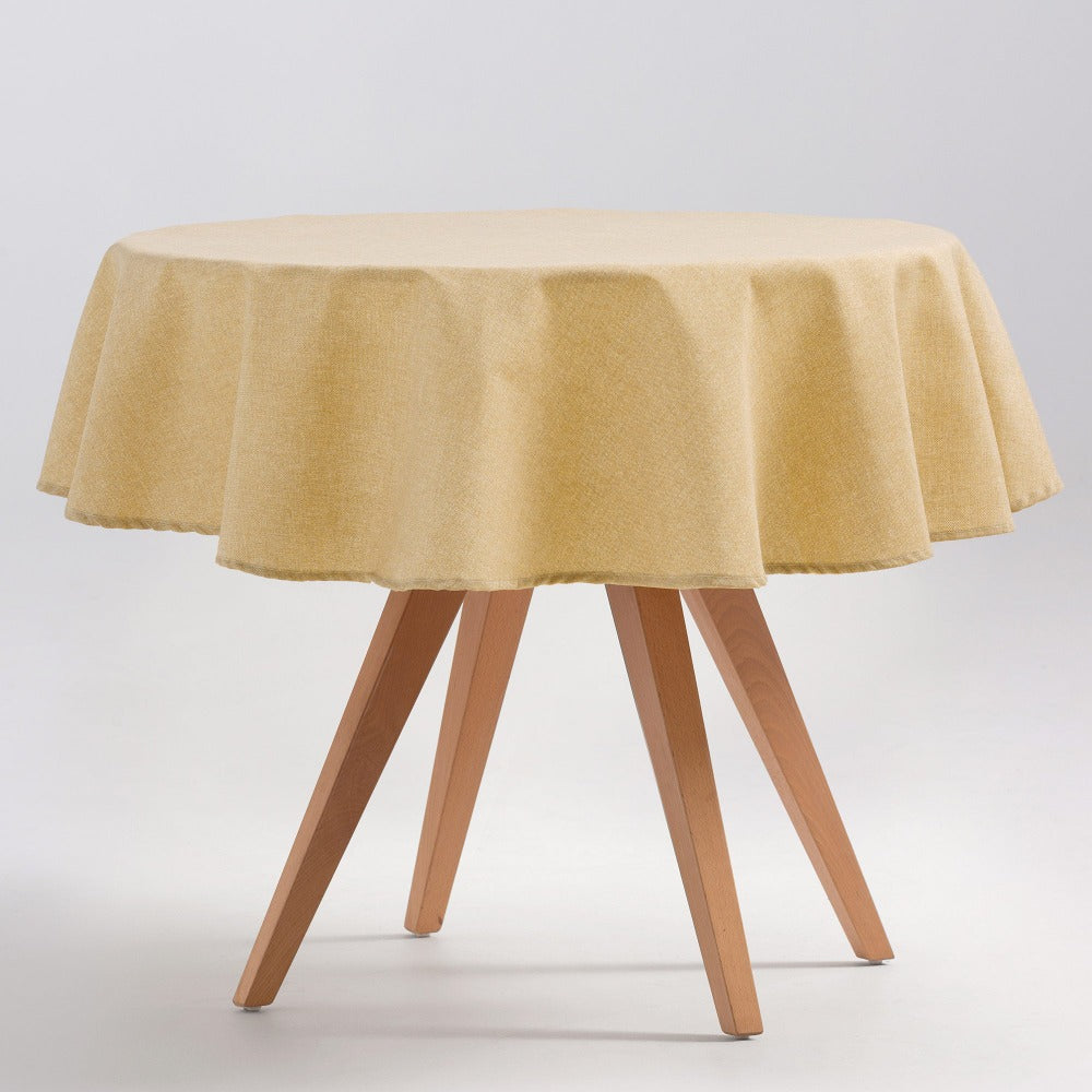 Mantel liso antimanchas impermeable suave y resistente, uso diario mesa salón o exterior cuadrada, rectangular, redonda, estilo mediterráneo para el hogar y exterior