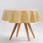 Mantel liso antimanchas impermeable suave y resistente, uso diario mesa salón o exterior cuadrada, rectangular, redonda, estilo mediterráneo para el hogar y exterior