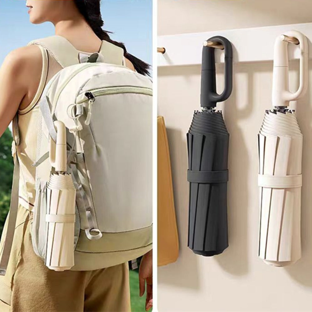 1 y 2 Especificaciones Opcionales, Paraguas Plegable con Hebilla Totalmente Automática, y Protección Solar, Adecuado Tanto para Hombres Como para Mujeres, Paraguas de Viaje, Con un Diámetro de 106cm/41.2 pulgadas Cuando Está Abierto, Robusto y Duradero, P