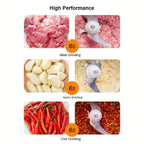 BioloMix Procesador de alimentos multifuncional 3 en 1, exprimidor portátil, licuadora, mezcladora de batidos personal, picadora de alimentos y molinillo seco
