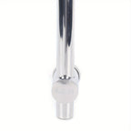 Barra de ducha sin clavos, barra de ducha de acero inoxidable, barra de ducha de 66 cm, barra de ducha de acero inoxidable de altura ajustable, barra de ducha moderna con soporte giratorio de 360° para cabezales de ducha para baños, duchas, hoteles, hogar