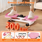 Máquina de Torsión de Cintura de Alta Resistencia y Tabla de Torsión Abdominal con Capacidad de Peso de 300 kg - Equipo de Entrenamiento de Fuerza Central para Gimnasio en Casa, Tabla de Torsión con Cuerdas de 76.2 cm - Ideal para Ejercicios Abdominales,