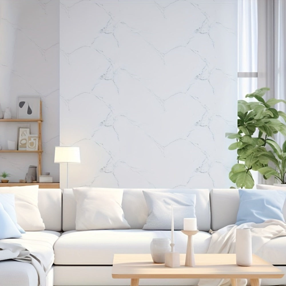20/40pcs Pegatinas de Pared de Mármol, Pegatinas de Pared 3D de Mármol, Pegatinas Autoadhesivas, Lámina Autoadhesiva, Fácil de Aplicar y Despegar, Fácil de Limpiar, Adecuado para Cocina, Sala de Estar, Baño, Pasillo, Hogar y Dormitorio, Tamaño 60×30cm