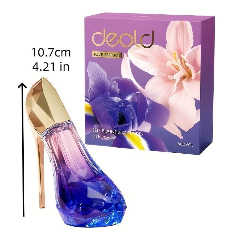Set de Perfumes Elegantes de Tacón Alto para Mujer | Spray de Perfume Natural Naranja, Fragancia Floral Fresca de Larga Duración, Que Muestra Encanto Femenino, Perfecto para el Desplazamiento Diario y Viajes (30ml*2)