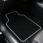 Alfombrillas Antideslizantes para Coche Alfombrillas Delanteras Set de 4 Alfombrillas Universales para Coche, Material PVC Duradero, Diseño Antideslizante y de Alta Gravedad, Instalación Fácil y Protección Completa para el Interior del Vehículo, Fácil de