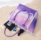 MEJORADA Bolso de Playa o piscina Grande - Diseño Verano, Ligera y Espaciosa (55x35x20 cm), TOTE BAG, Disponible en 6 Colores, Ideal para Viajes y Vacaciones