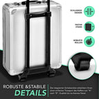 TRESKO® Juego de Herramientas Completo de 1400 piezas | Gabinete de Herramientas Lleno | Caja de Herramientas XXL | Bolsa de Herramientas con Herramientas | Carro de Herramientas | Acero al Cromo-Vanadio