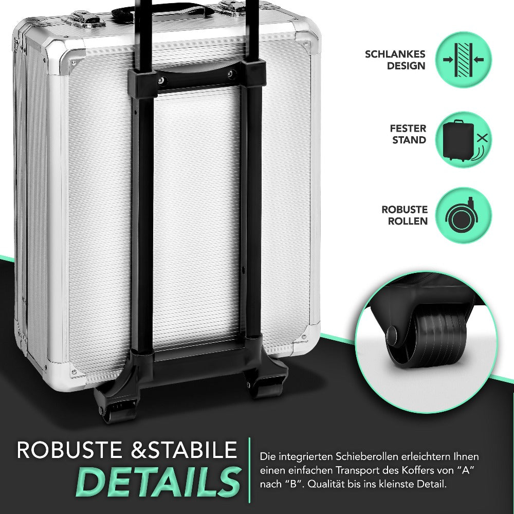 TRESKO® Juego de Herramientas Completo de 1400 piezas | Gabinete de Herramientas Lleno | Caja de Herramientas XXL | Bolsa de Herramientas con Herramientas | Carro de Herramientas | Acero al Cromo-Vanadio