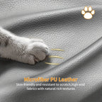 Cama Extra Grande para Perros Adecuada para Adultos | Cama Ortopédica para Siesta con Piel Sintética Lavable | Plegable y Portátil, Adecuada para Sala de Estar, Salón | Proporciona Espacio Amplio para Dormir para Adultos y Mascotas
