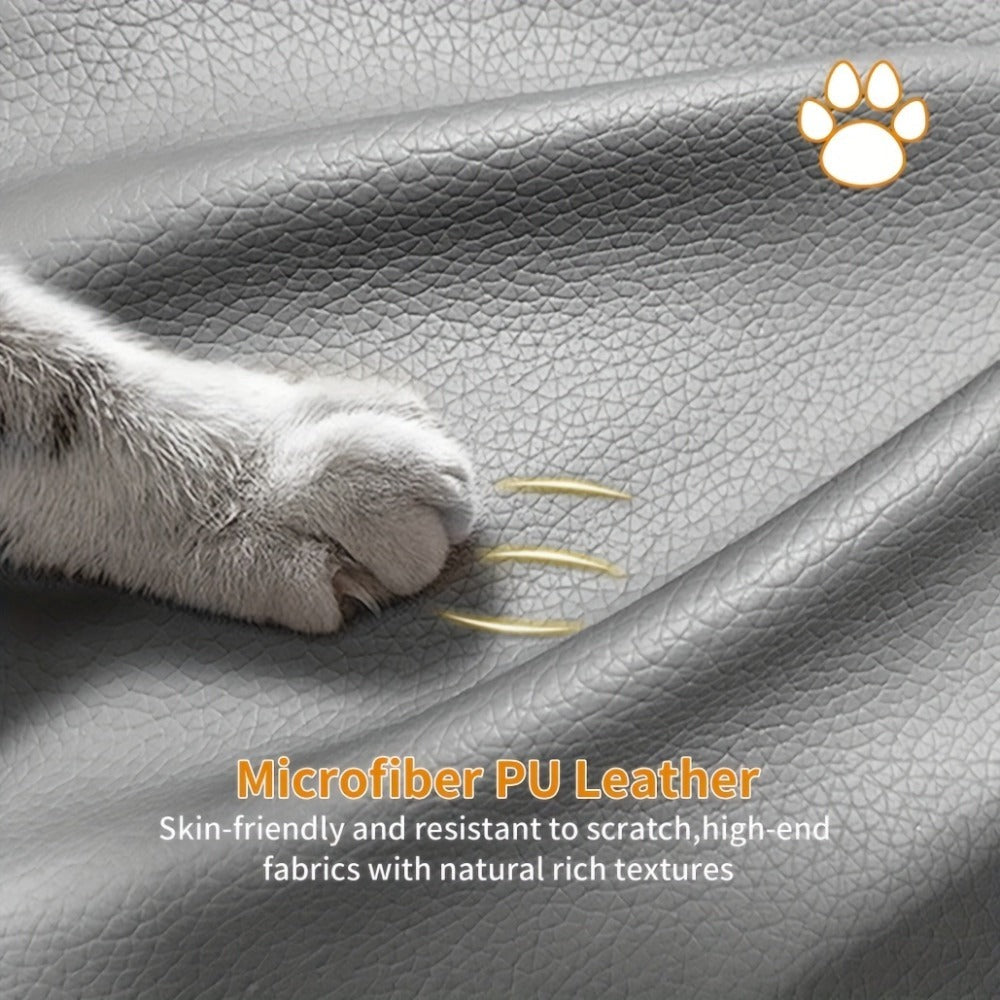 Cama Extra Grande para Perros Adecuada para Adultos | Cama Ortopédica para Siesta con Piel Sintética Lavable | Plegable y Portátil, Adecuada para Sala de Estar, Salón | Proporciona Espacio Amplio para Dormir para Adultos y Mascotas