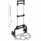 Carretilla de Mano para Transportar Materiales - Plegable y Fcil Transporte 100x40 cm - Plegada: 63x39cm - Sube Escaleras Fcil Carretilla de Mano Porttil Plegable Carro Ligero Aluminio Alloy Equipaje Hogar Almacén Jardn Oficina Coche (CA001 2599 )