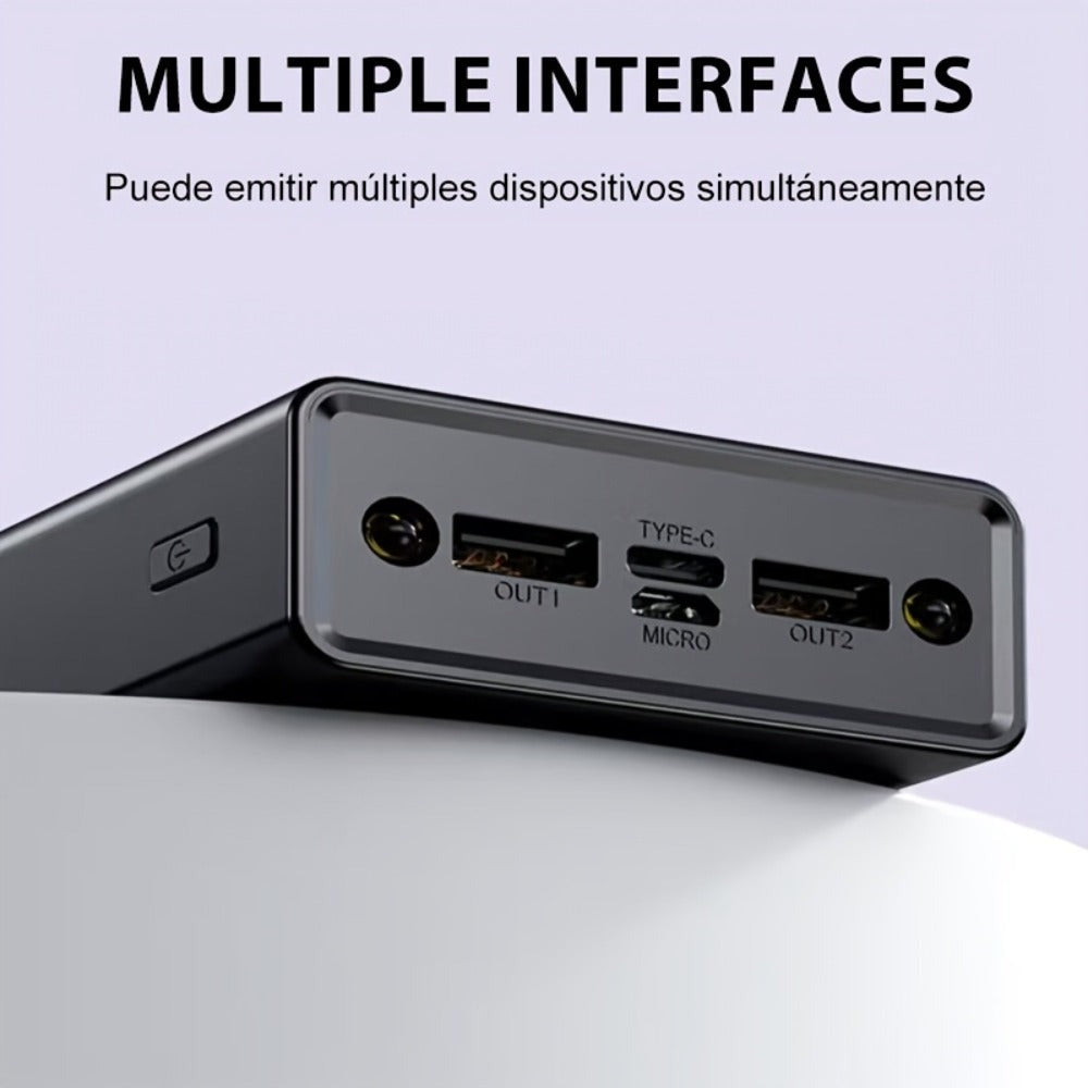 Batería Externa Portátil de Gran Capacidad de 50000mAh, Cargador USB Rápido para Reserva de Energía de Emergencia al Aire Libre, Luz para Camping al Aire Libre, Carga Rápida Bidireccional, Adecuada para Teléfonos, Android y Dispositivos Digitales, Regalo