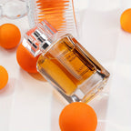 Perfume amaderado para hombre de 50 ml, cedro y pachulí, color ámbar, frasco de cristal exquisito, perfume de larga duración, para realzar el ambiente, adecuado para citas y fiestas, un regalo de festividades para tu novio