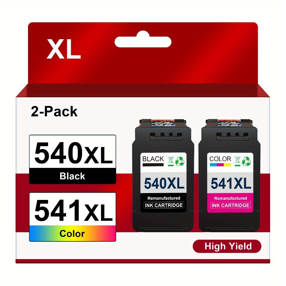 Cartuchos de tinta compatibles con los cartuchos de impresora Canon 540 541 XL compatibles con los cartuchos de impresora Canon TS5150 TS5151 MG4250 MG3650 MG3650s MG3350 MG3600 MX475