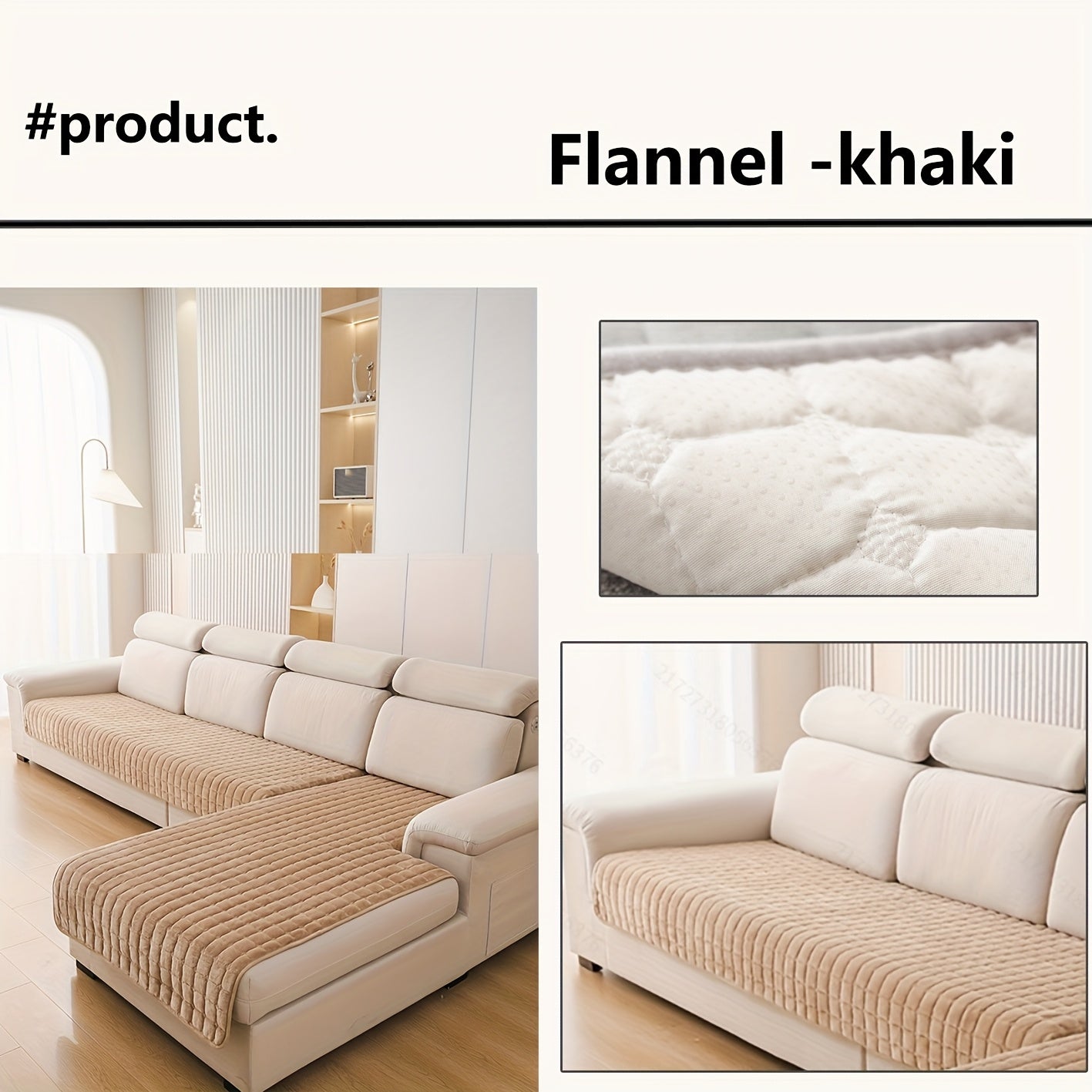 2 Piezas de Fundas Elegantes para Sofá Acolchadas en Franela - Protectores Muebles Suaves y Duraderos, Para Todo Clima, Amigables con las Mascotas, Lavable a Máquina para Sala, Dormitorio u Oficina | Textura Acolchada | Tapicería suave