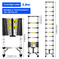 Escalera plegable para limpieza, almacenaje y bricolaje | 150kg y Acero Inoxidable y Plegable
