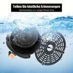 Freidora de Aire de Gran Capacidad de 5L, 8 Menús Preestablecidos Táctiles, Fácil de Limpiar, Freír Saludable y Sin Aceite, Adecuada para Reuniones Familiares y Uso en la Cocina