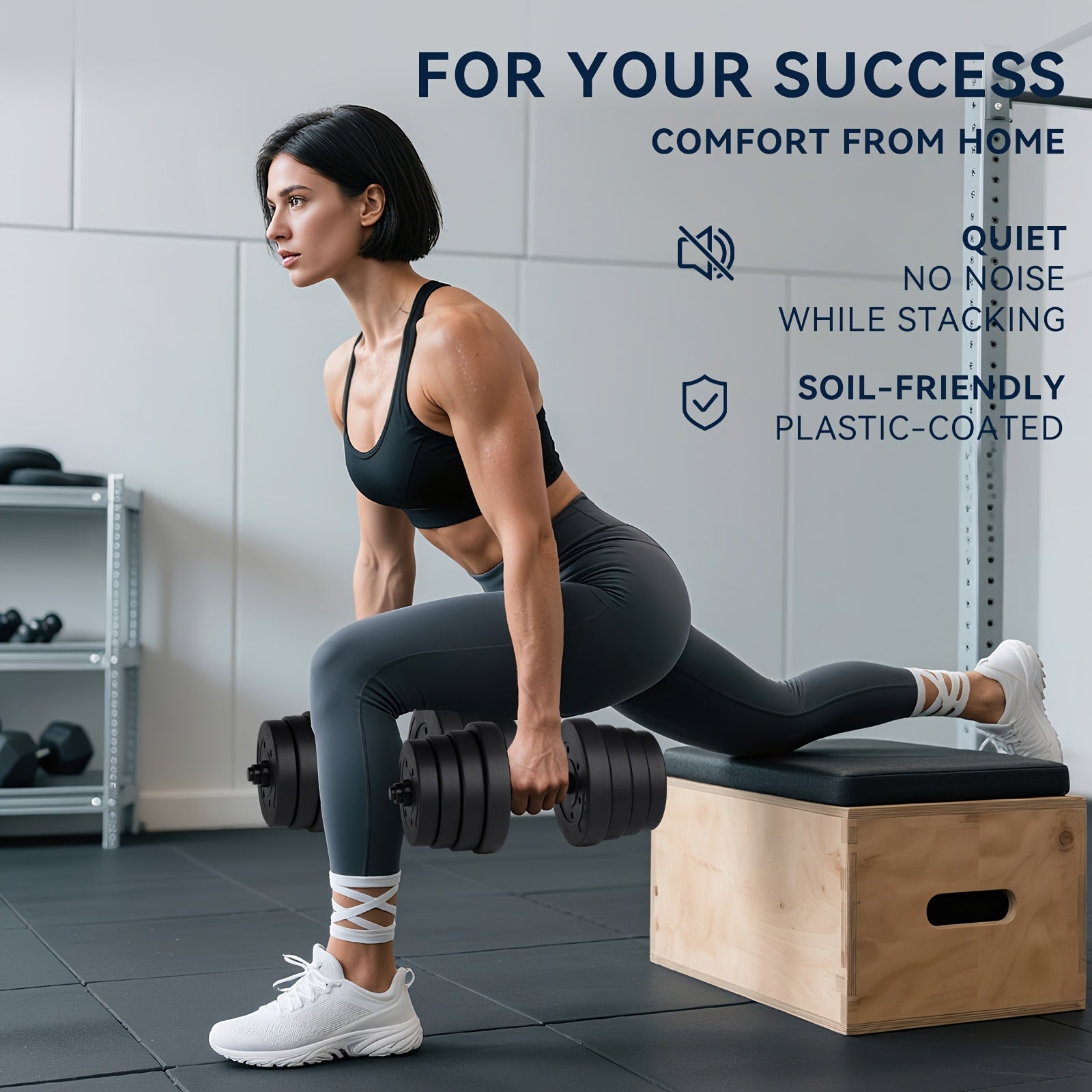 Juego de mancuernas ajustables 2 en 1 de 30 kg | Juego de mancuernas y barra | Equipo de gimnasio en casa para entrenamiento de fuerza, desarrollo muscular, ejercicios de brazos y fitness de cuerpo completo | Diseño que ahorra espacio para entrenamientos
