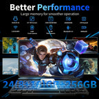 Cámara de seguridad | Tableta Android con sistema Android 16, tableta de 12 pulgadas con teclado, 24 GB (8 GB + 16 GB) RAM + 256 GB ROM, cámara