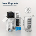 Tablet 5 V, 2 unidades enchufe USB, adaptador enchufe, Ahorra espacio