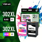 Cartucho de tinta | Cartuchos 302XL Compatibles para Cartuchos de Impresora HP 302 (1 Negro, 1 Tricolor) 302 XL para HP DeskJet 3630 3636 3638