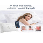 COMFORT SLEEP | Almohada Viscoelástica Aloe Vera con núcleo ajustable y funda transpirable para cuello y descanso diario – Almohada viscoelástica made in Spain para dormir de lado, boca arriba o boca abajo