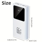 Power bank para carga durante viajes y uso diario | 50000mAh y 66W
