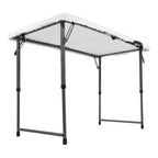 Mesa plegable multiusos ultrarresistente para 4 personas maximo 363kgs protección uv 122x61x56 - 91,5 cm UV100