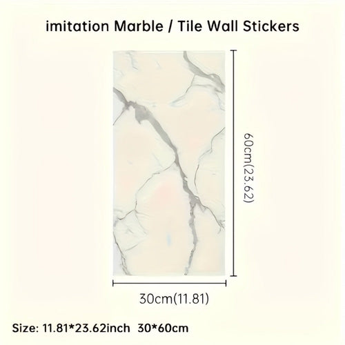 20/40pcs Pegatinas de Pared de Mármol, Pegatinas de Pared 3D de Mármol, Pegatinas Autoadhesivas, Lámina Autoadhesiva, Fácil de Aplicar y Despegar, Fácil de Limpiar, Adecuado para Cocina, Sala de Estar, Baño, Pasillo, Hogar y Dormitorio, Tamaño 60×30cm