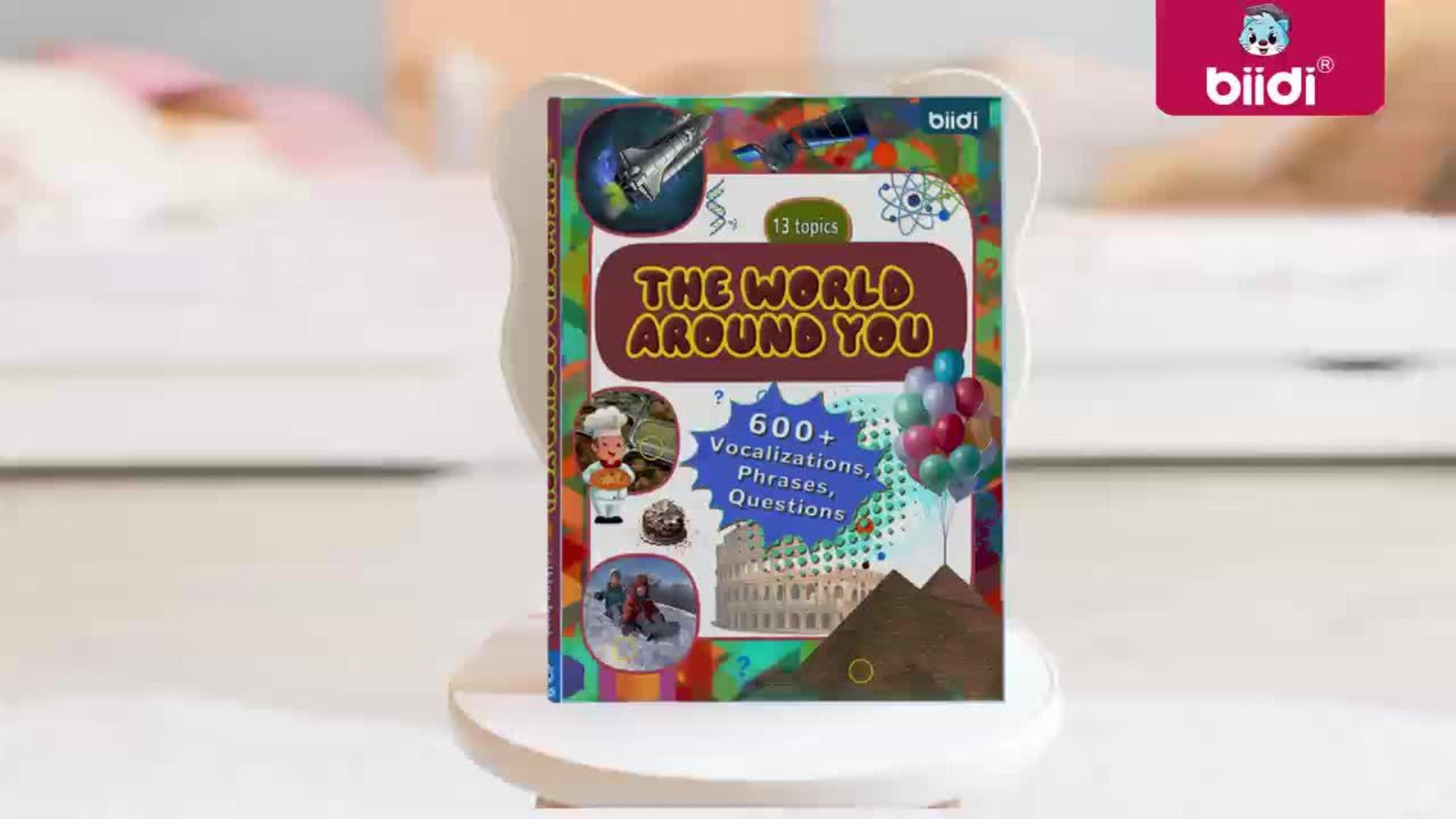 Audiolibros, Libros en Inglés, El Mundo a Nuestro Alrededor, Libros Hablantes, Libros Interactivos, Regalos de Cumpleaños, Regalos para Niños