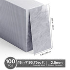Panel de pared autoadhesivo 100 piezas | Cocina baño salón y renovación DIY