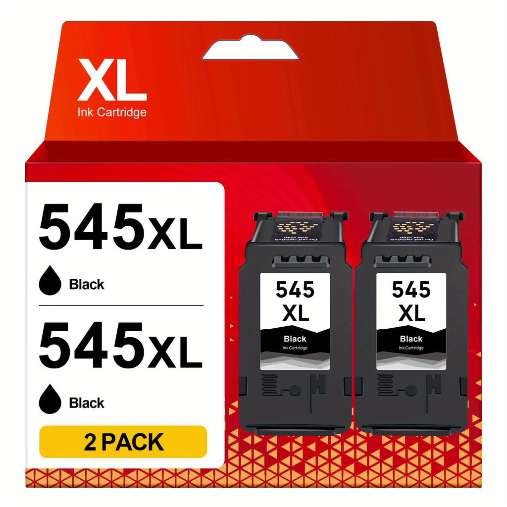 Cartucho de tinta | Cartuchos de Tinta PG545XL PG-545XL Remanufacturados para Canon 545 546XL (Paquete de 2, ) para Canon TS3150 MG3050 MG2550