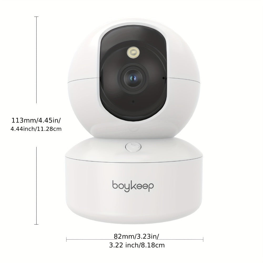 4 unidades de cámara inteligente WiFi 5g/2.4ghz, monitor de seguridad interior de alta definición, cámara de seguridad especial para el hogar, video de vigilancia panorámica 360°, visión nocturna, llamadas bidireccionales, almacenamiento en la nube