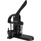 Máquina para hacer botones VEVOR, 1/1.25/2.28 pulgadas (25/32/58 mm) 3-en-1 para hacer pines, kit de prensa para perforar insignias sin necesidad de instalación, suministros para hacer botones con 300 piezas para botones, cortador circular, libro mágico