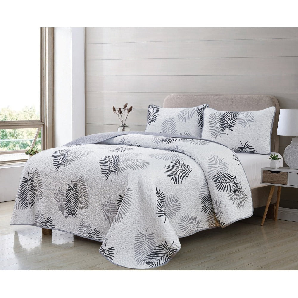 Colcha Bouti de Verano Reversible (Solo 1 Pieza), Edredón Ligero Transpirable para Cama 90,Cama 105,Cama 135,Cama 150 Cubrecama Estampado de Microfibra Suave, Manta Fina para Primavera y Verano (Sin Fundas de Almohada)