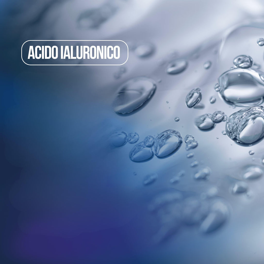 Suplemento de colágeno y ácido hialurónico con biotina. Fórmula con colágeno hidrolizado, 240 tabletas, ingesta diaria aproximada de 2000 mg. Hecho en Italia