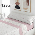 Juego de ropa de cama (Sábana ajustable, Cubrecama, Funda de almohada) | Juego de sábanas estampadas de 3 piezas | Primavera/Verano | Múltiples estilos | Tejido suave | 180cm - Múltiples tamaños disponibles
