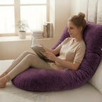 Almohada para Mujeres Embarazadas, Almohada Lateral de Protección Lumbar, Soporte de Embarazo en Forma de C Extraíble y Lavable, Soporte Ergonómico para la Cintura, Suave y Duradera, Sueño Cómodo, Ideal para Regalos de Navidad, Halloween y Acción de Graci