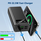 Power bank para carga durante viajes y uso diario | 30000 mAh y 22.5 W