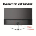 Monitor Gaming Gawfolk de 24.5 pulgadas para PC, Curvo (3000R) 120Hz, Monitor para Visualización Deportiva con FHD 1080P 1Ms Sin Borde, 98% Srgb, Ángulo Amplio de 178°, HDTV, VGA