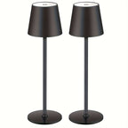 Lámpara de mesa para iluminación de dormitorio y escritorio | 2 L y Metal