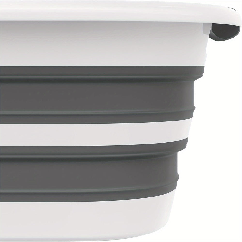 Canasta de Lavandería Plegable de 26L/40L Hecha de PP + TPE, Canasta de Lavado Ahorradora de Espacio con Asas, Contenedor Portátil para Lavado y Almacenamiento en Casa, Camping, Cestas de Lavandería