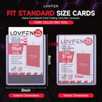 2000 Fundas de Carga Superior para Tarjetas, LOVFEN Protectores de Tarjetas de Béisbol de Plástico Duro de 7.62cm X 10.16cm, Portatarjetas de Carga Superior Premium para Tarjetas Deportivas de Fútbol (1000 Fundas de Carga Superior + 1000 Fundas Penny)
