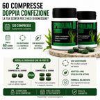 Spirulina Turbo – Suplemento Dietético a Base de Espirulina – 60 Tabletas Veganas de 500 mg – Apoyo para la Rutina Diaria y el Bienestar