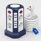 Regleta eléctrica con cable 3 m | Hogar oficina taller y dispositivos