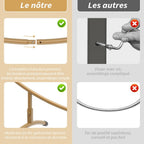 Kit de Arco de Globos Reutilizable con Soporte 2.2m/7.2ft - Dorado, Ideal para Cumpleaños, Bodas y Aniversarios, Decoración de Fiestas, Telón Fotográfico, Navidad (Globos y Plantas No Incluidos)
