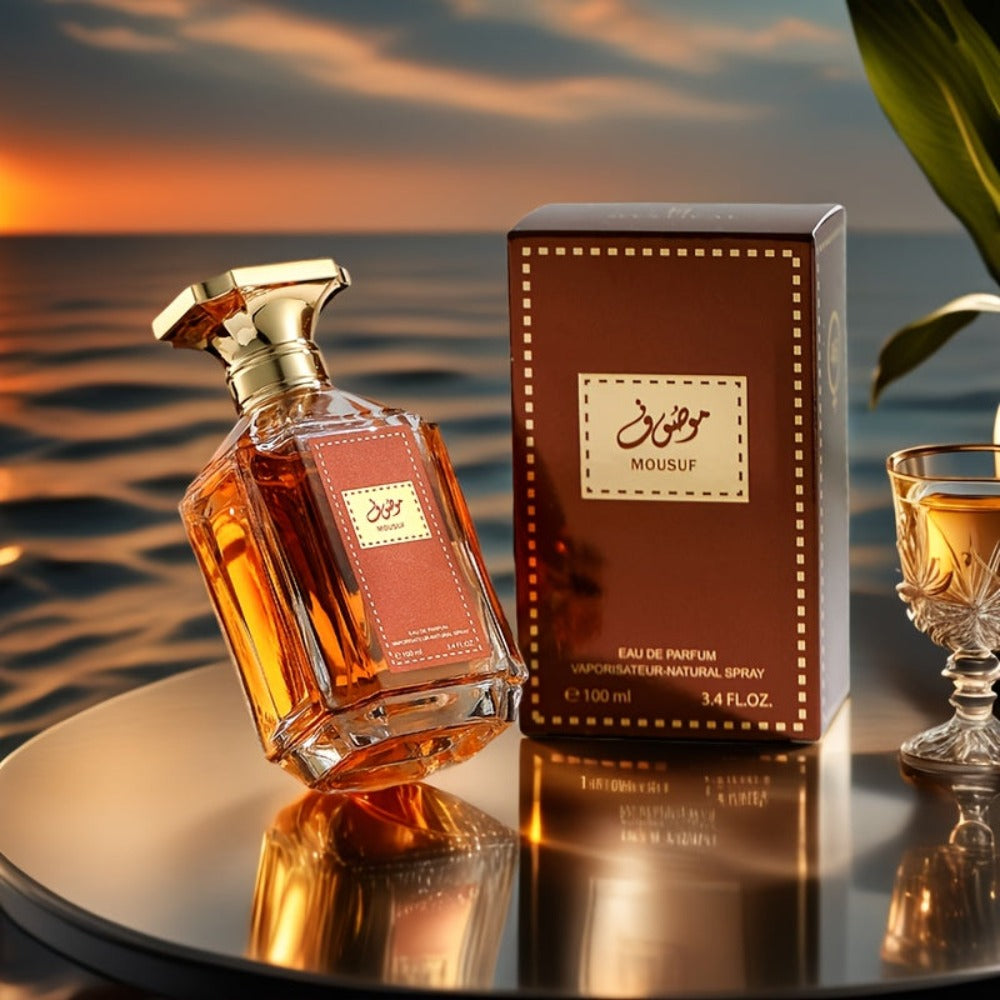 Perfume para Hombres de 100ml - Fragancia Amaderada a Sándalo y Ámbar, Eau De Parfüm Duradero con Fórmula Alcohólica, ¡Regalos Elegante! Para Uso Diario o Ocasiones especiales